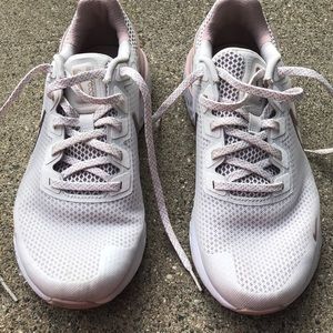 Nike React Rose Gold and White